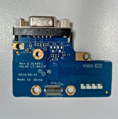 Dell Latitude E6540 VGA Media Button Board LS-9411P