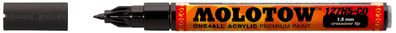 Molotow Acrylmarker ONE4ALL Acrylic 127 HS-CO 1,5mm, Nr. 180, signalschwarz