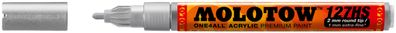 Molotow Acrylmarker ONE4ALL Acrylic 127HS 2mm, Nr. 227, metallic silber
