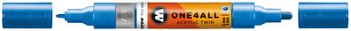 Molotow Acrylmarker ONE4ALL Acrylic TWIN 1,5-4mm, Nr. 224, metallic blau