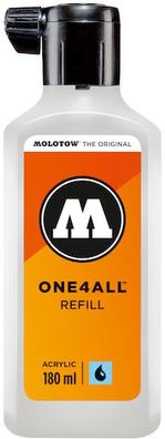 Molotow Nachfüllflasche ONE4ALL Acrylic 180ml, Nr. 160, signalweiss