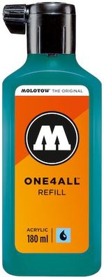 Molotow Nachfüllflasche ONE4ALL Acrylic 180ml, Nr. 206, lagunenblau