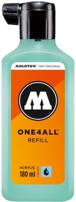 Molotow Nachfüllflasche ONE4ALL Acrylic 180ml, Nr. 020, lagoblau pastell