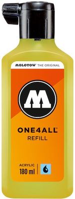 Molotow Nachfüllflasche ONE4ALL Acrylic 180ml, Nr. 220, neongelb