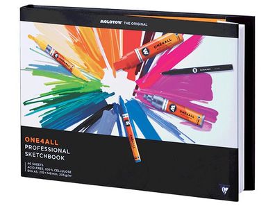 Molotow Zeichenbuch ONE4ALL Professional Sketchbook, DIN A5, landscape