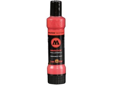 Molotow Dripstick Rollerball PP 3mm 30ml, verkehrsrot, Squeeze Bottle