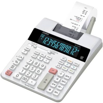 Casio Tischrechner druckend FR-2650 RC 12 Stellen, schwarz/rot Druck