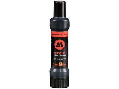 Molotow Dripstick Rollerball PP 3mm 30ml, signalschwarz, Squeeze Bottle