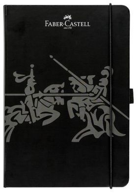 Faber Castell Notizbuch A5 194 S kar 100g/m² schwarz