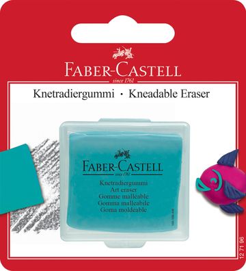 Faber Castell Radierer Knetg. Trend pink/bl/h-bl 40x35x10 BK