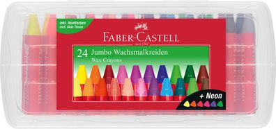 Faber Castell Wachsmalkreiden 20 mm x 120 mm Jumbo 24er Box