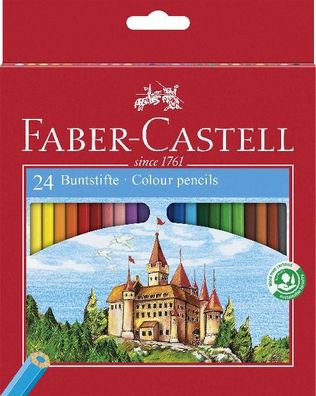Faber Castell Buntstift Castle 3,3 mm 24er Kartonetui