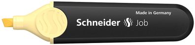 Schneider Textmarker Job Pastell vanille, Keilspitze 1 + 5mm