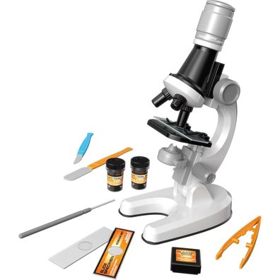 Kinder Mikroskop Set 14-teilig mit 1200-facher Vergrößerung und Zubehör