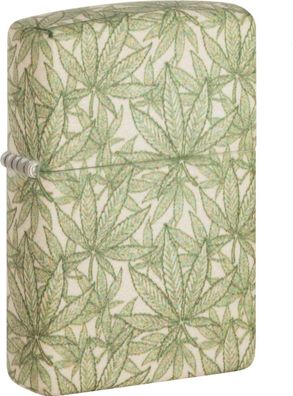 ZIPPO Benzinfeuerzeug "Cannabis Leaf", 540° color Image