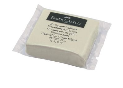 Faber Castell Radierer Knetg. Art Eraser weiß 50x35x9