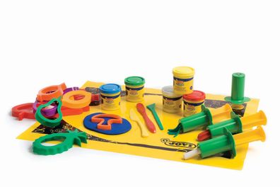 Jovi Soft Dough Blandiver Knetmasse Box, Obst und Gemüse, Zubehör