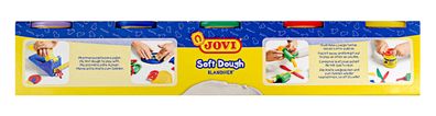 Jovi Soft Dough Blandiver Knetmasse 5er Schachtel, farbig sortiert