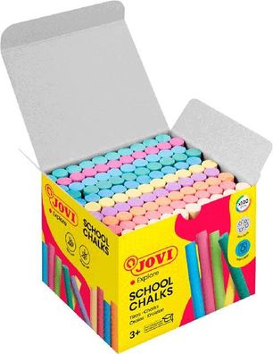 Jovi Tafelkreiden Classcolor 100er Schachtel, farbig sortiert