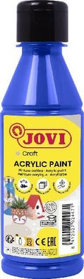 Jovi DECOR ACRYL Mehrzweckfarben 250 ml Flasche, ultrablau