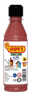 Jovi DECOR ACRYL Mehrzweckfarben 250 ml Flasche, braun
