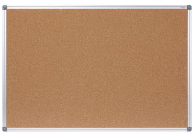 Dahle Cork Board 45 x 60 cm Alurahmen Naturkork Retail-Verpackung
