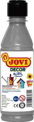 Jovi DECOR ACRYL Mehrzweckfarben 250 ml Flasche, silber