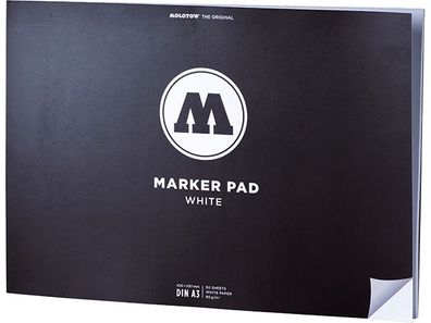 Molotow Qualitätszeichenblock DIN A3 Marker Pad, 50 Blatt