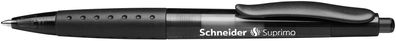 Schneider Kugelschreiber Suprimo schwarz, Schreibfarbe schwarz