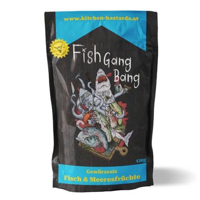 Kitchen Bastards Fish Gang Bang - Fisch und Meeresfrüchte Gewürz 120 g