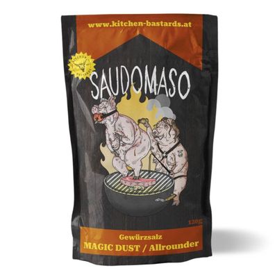 Kitchen Bastards Saudomaso - Magic Dust BBQ Gewürz mit Umami 120 g