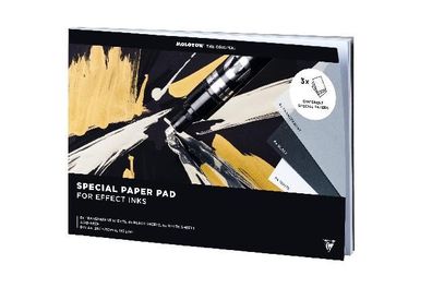 Molotow Effekt Papier Pad A4 18 Blatt 6xschwarz, 6xweiß, 6xtransp