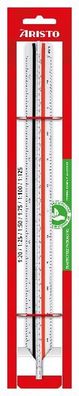 Aristo College Dreikantmaßstab (A) 1:20:25:50:75:100:125, m Ecoblister