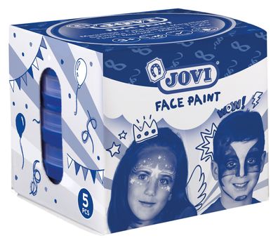 Jovi FACE PAINT Schminke 5 Dosen 20ml, gold