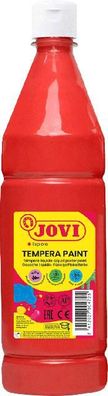 Jovi Flüssige Plakatfarbe 1000ml Flasche, zinnoberrot