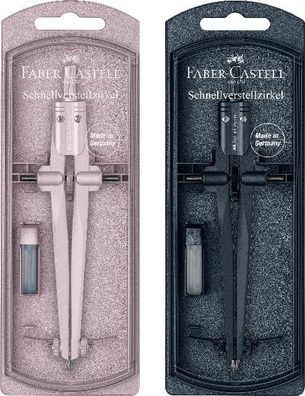 Faber Castell Schnellverstellzirkel Kr 340mm Stream25 sort