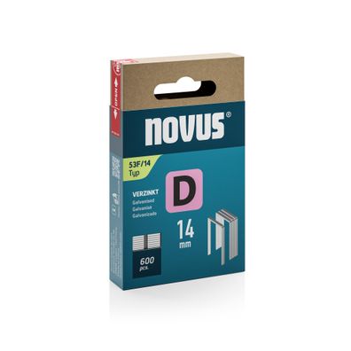 Novus Feindrahtklammern A Typ 53/4 1.800 Stück, Schenkellänge 4 mm
