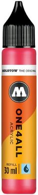 Molotow ONE4ALL Refill 30ml antistatik neonrot fluo