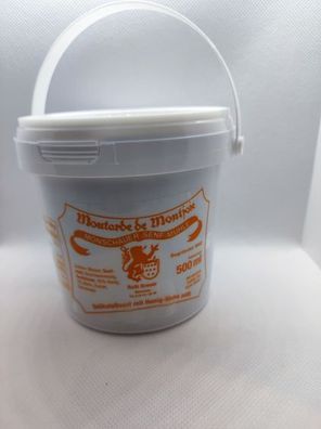 Honig Mohn Senf 500ml Nachfüller - Eimerchen Monschau montjoie