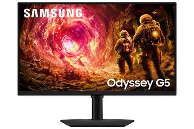 27", Odyssey G50F Gaming Monitor, QHD, Flat, black