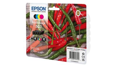 Epson 503 Multipack - 4er-Pack - Schwarz, Gelb, Cyan, Magenta - original - Blisterver