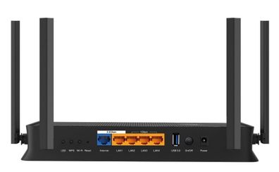 TP-Link Archer BE3600 V1 - Wireless Router 4-Port-Switch - 1GbE, 2.5GbE, Wi-Fi 7 Dual