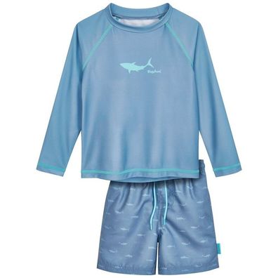 Playshoes Kinder UV-Schutz Bade-Set 1/1-Arm Hai 461523