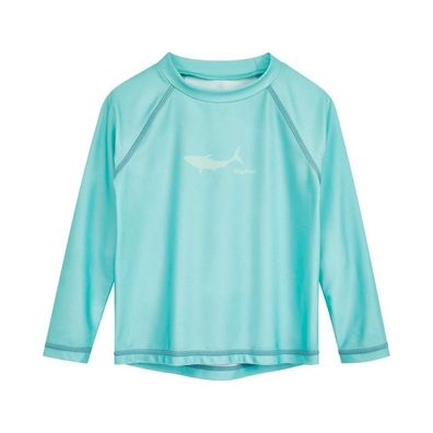 Playshoes Kinder UV-Schutz Bade-Shirt 1/1-Arm Hai 461525