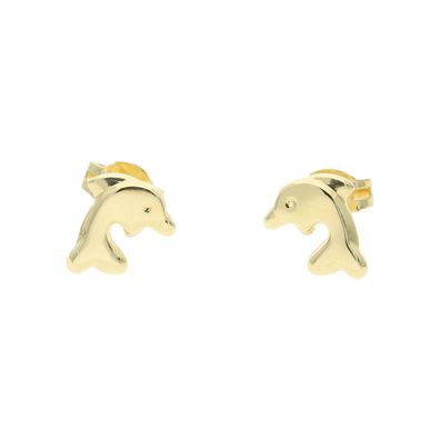 Kinder Ohrstecker Gold 333 Delfin JL14-06-0442 JuwelmaLux