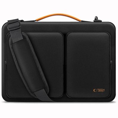 Tech-Protect Defender Bag Laptoptasche für 15–16 Zoll Schwarz und Orange