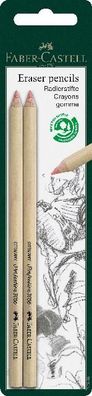 Faber Castell Radierstift Kautschuk Perfection 2er Blister