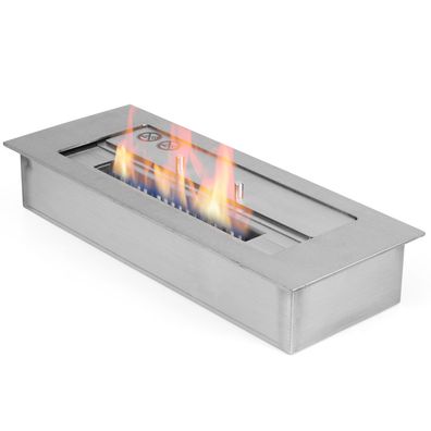 Moritz 40cm Edelstahl Bio Ethanol Brenner Gelkamine Brenngel Doppelwandig 2,5 l Feuer