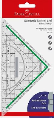 Faber Castell Geometrie-Dreieck 20 cm mit Griff