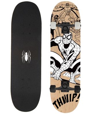 Spiderman Skateboard Perfekt für Gehwege & Parks 79x20x12 cm